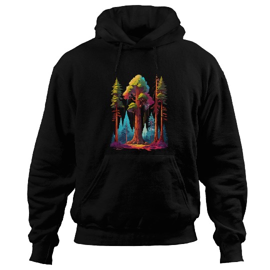 Redwood Forest - For Nature Lovers Hoodies