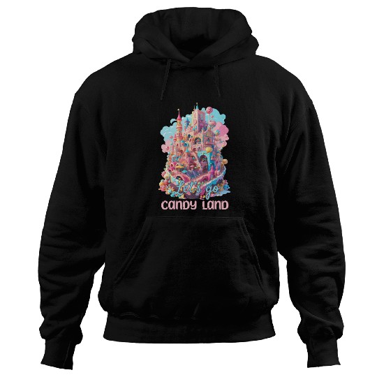 Let's Go Candy Land Graphic Hoodies