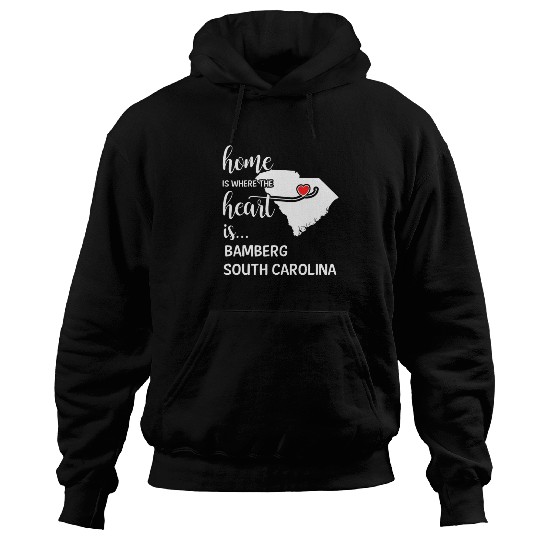 Bamberg County South Carolina Is Where My Heart Is Hoodies