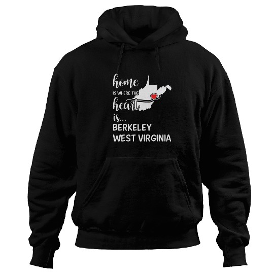 Berkeley County West Virginia Is Where My Heart Is Hoodies