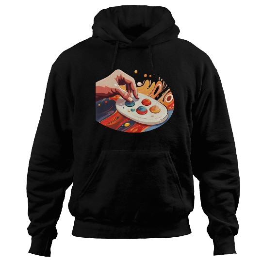 Painting with knobs - Music production Hoodies