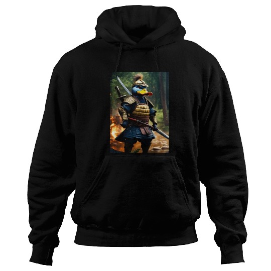 duck samurai Battlefield Hyper realistic Hoodies