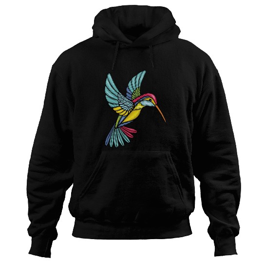 Colourful Hummingbird, Sweet and Elegant Style Hoodies