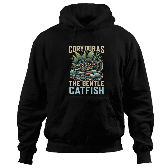 Corydoras Catfish Fish Lover Freshwater Aquarium Hoodies