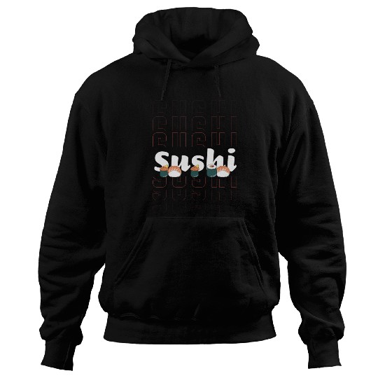 Japanese Fish Maki Cuisine Hoodies