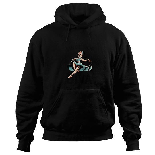 Lindy Hop Dancer Embraces Swing Dance Moves in Hoodies
