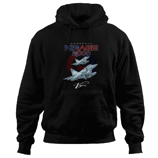 Dassault Mirage 2000 French Vintage Multi-Role Fig Hoodies