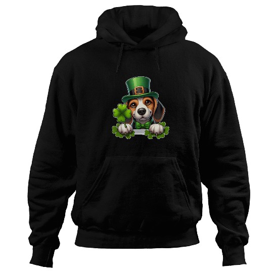 St. Patrick's Day Beagle Hoodies