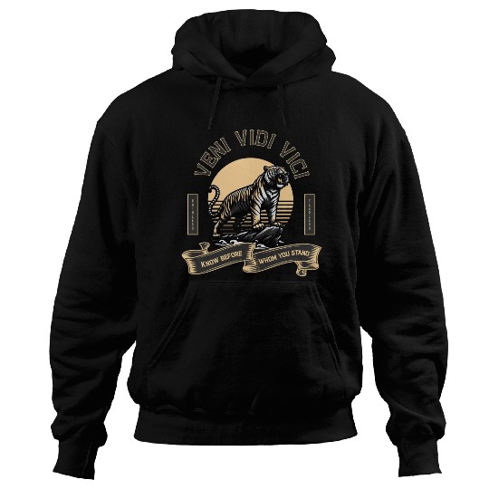 Veni Vidi Vici Wild Tiger Hoodies