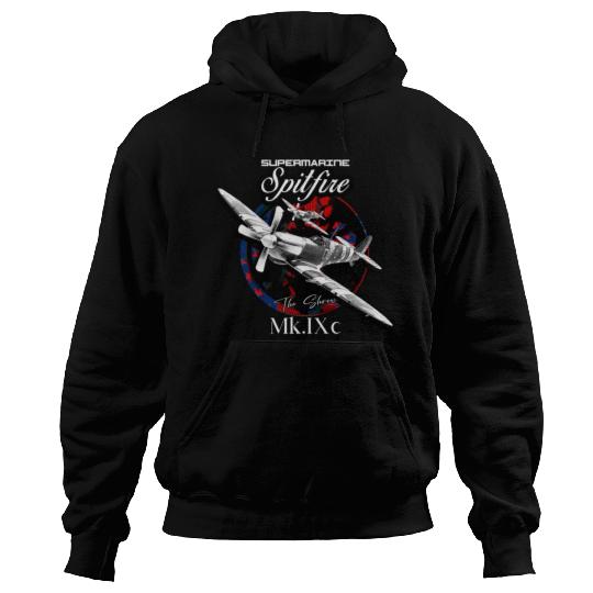 Supermarine Spitfire MK.IXc WW2 Fighter Plane Hoodies