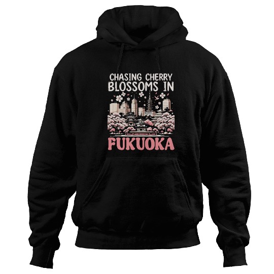 Fukuoka Japan Country Travel Vacation Japanese Hoodies