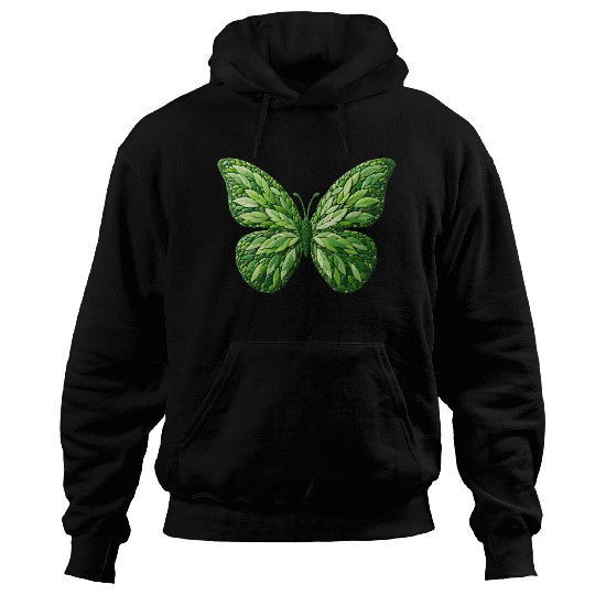 Verdant Leafwing Monarch Butterfly Hoodies