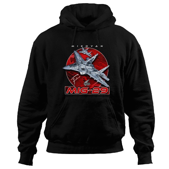 MIG-29 Soviet Union Air Superiority Jet Fighter Hoodies