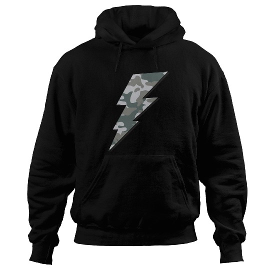 Camo Bolt Hoodies