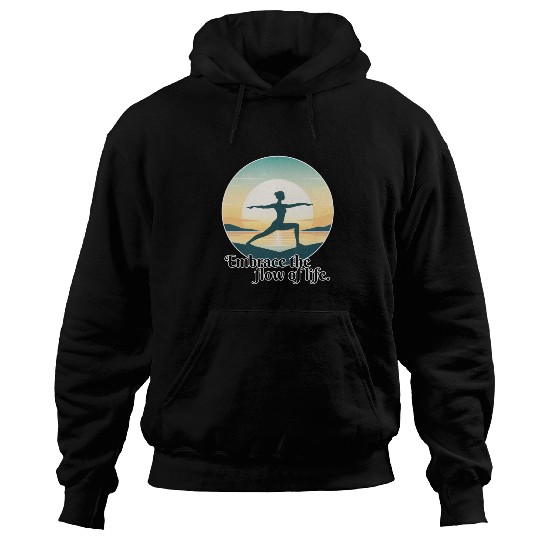 Sunrise Yoga Pose Hoodies
