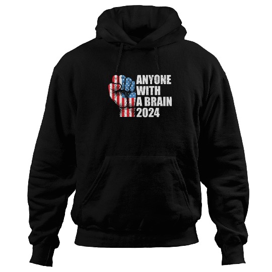 2024 Brain Vote Democracy Anti-Trump Hoodies