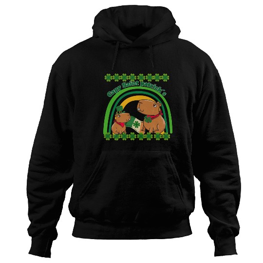 Capybara saint Patrick´s day Hoodies