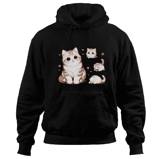 Lovely Felines Hoodies