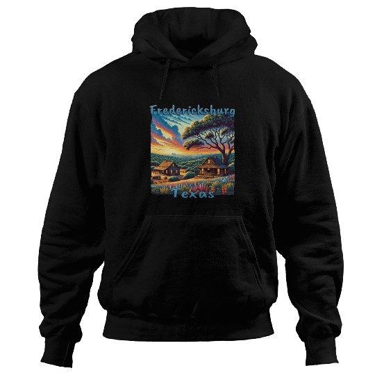 Fredericksburg TX: Sunset & German Culture Hoodies