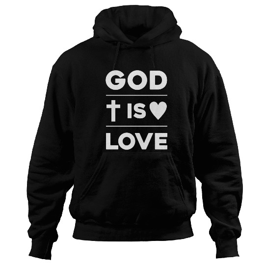 Divine Love: Embrace the Spirit with 'God is Love' Hoodies
