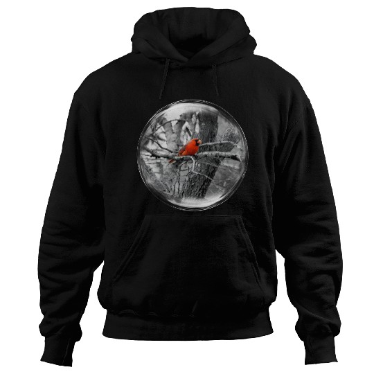 Life in a Bubble Collection -Contrasting Cardinal Hoodies