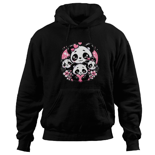 Panda Love Hoodies