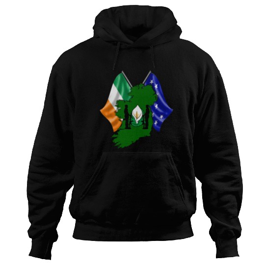 Irish Easter Lily - Designed in Ireland Hoodies
