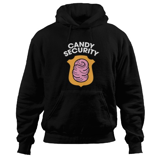 Candy Security Mom Dad Matching Birthday Costume Hoodies