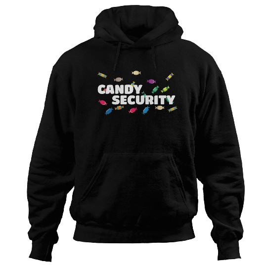Candy Security Mom Dad Matching Birthday Costume Hoodies