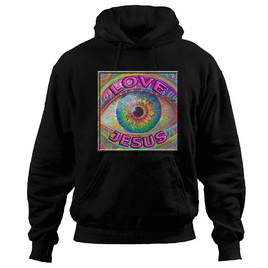 Eye (I) Love Jesus Hoodies