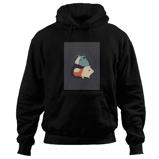 Guinea Pig 1 - Japanese Retro Art Hoodies