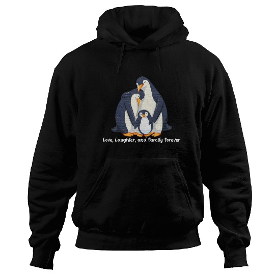 Penguin Family Hoodies