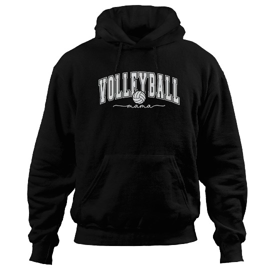 Classic Volleyball Mama Hoodies