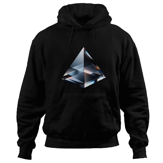 Reflective Glass Pyramid Hoodies
