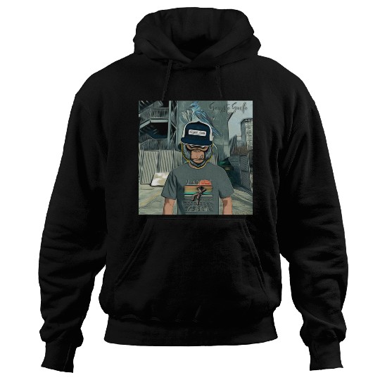 Gangsta Gorilla-Silverback Swanson Gorilla Wear Hoodies