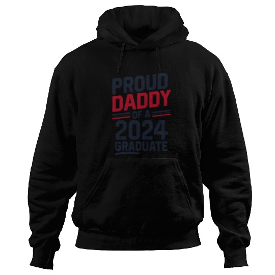 "Proud Daddy of a 2024 Graduate" Senior Class Hoodies