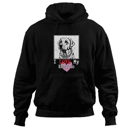 I Love My Black Lab Owner Labrador Retriever Hoodies