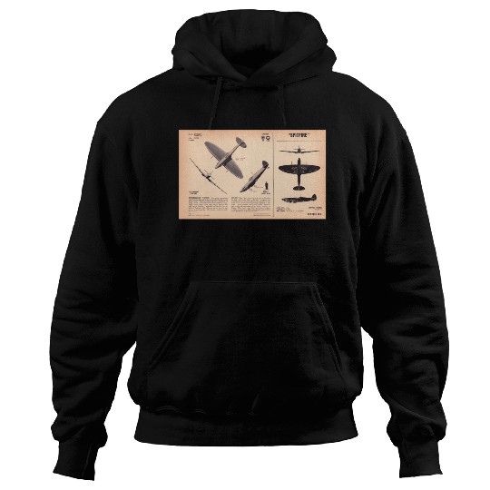 Spitfire Recognition Sheet Hoodies