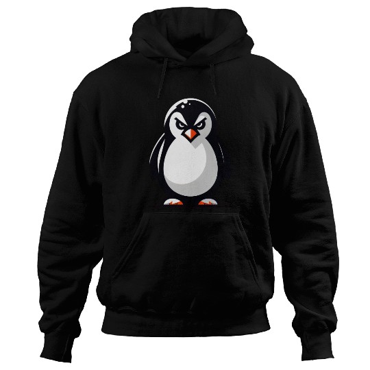 Evil Penguin with Bad Look Hoodies
