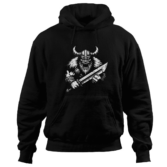 Powerful Viking Warrior Version 3 Hoodies
