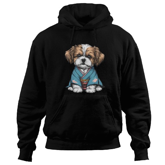 Shih Tzu In Kimono Hoodies