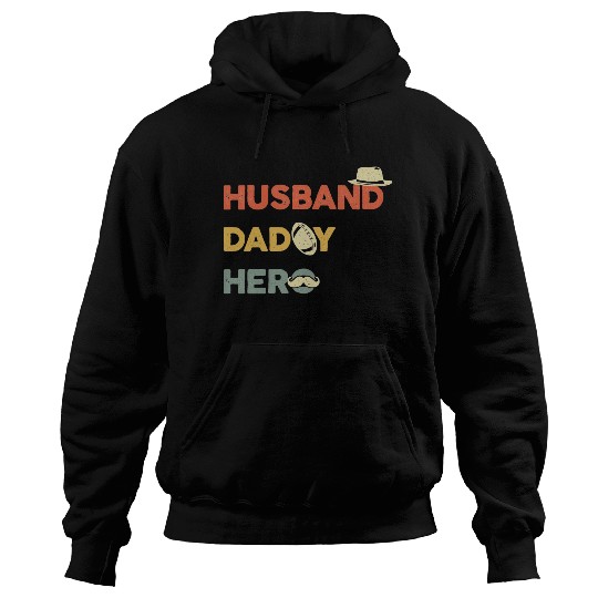 Multi-Role Hero: Husband & Dad Hoodies