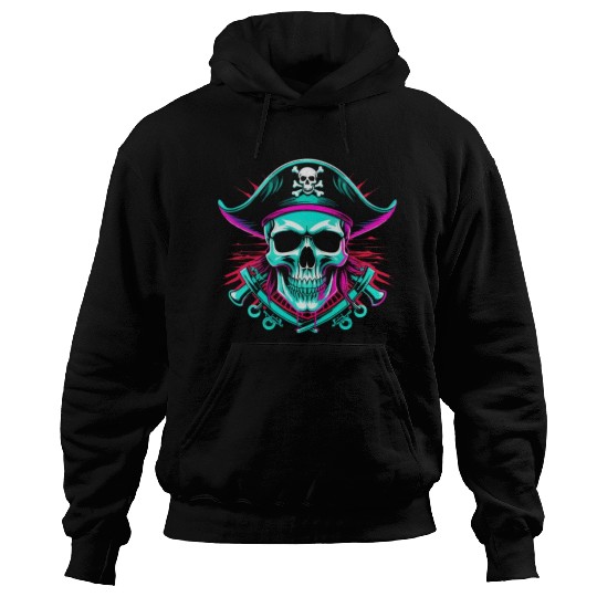 skull pirates Hoodies