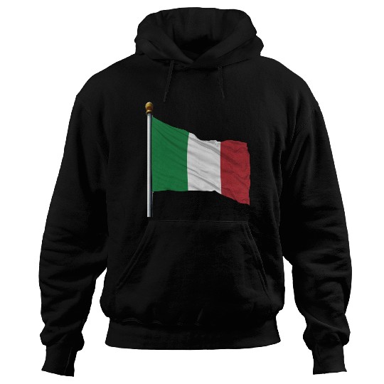 italy flag Hoodies