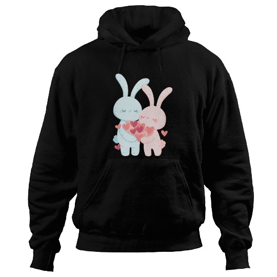 Whimsical Duo: Creative Couple Graphics Design Hoodies