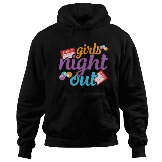 Girls Night Out Bingo Player Bingo Hoodies