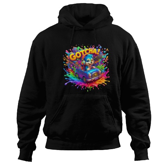 Stellar Cadence: Symphony of Neon Hues - GoTCha! Hoodies