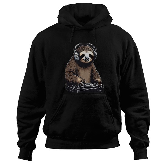 Sloth DJ Hoodies