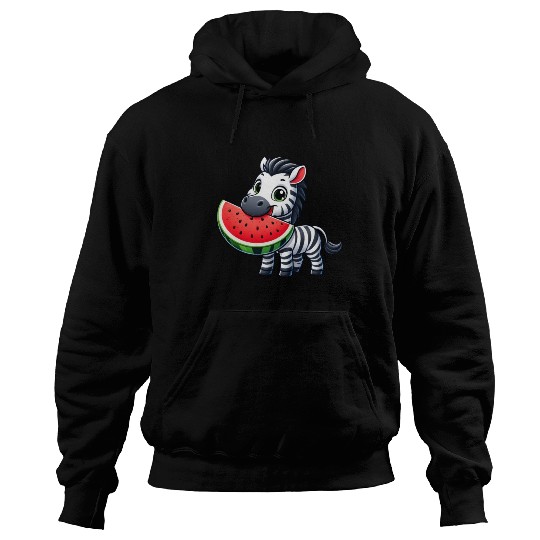 Zebra melon watermelon fruit fruity Hoodies