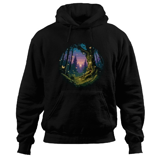 Enchanted Forest: Mystical Twilight Hoodies